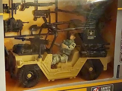 REMARKABLE DESERT FORCES 11 PIECE COLLECTABLE SET 8" LONG & 4" TALL OFFROAD JEEP - Image 1 of 4
