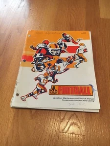 Football Video Arcade Game Operations, Maintenance & Service Manual, Atari 1978 - Picture 1 of 2