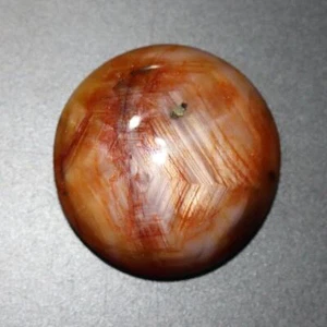 GROSSER 63,85 kt natürlicher grauer Sternsaphir oval Cabochon lose Edelstein - Bild 1 von 3