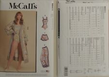 McCalls 8411 - Misses' Bodysuit, Robe, Shorts and Pants