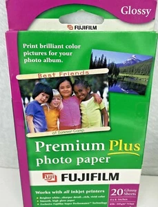 Papel fotográfico Fujifilm Plus - Impresora de inyección de tinta 4x6 80 hojas - Imagen 1 de 4