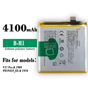 100% nowa bateria do telefonu komórkowego VIVO V17 Pro 1909 1910 B-H1 wysoka jakość - Zdjęcie 1 z 5
