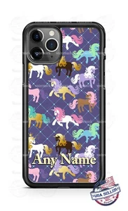 Cute Unicorn Collage Customized Phone Case For iPhone Samsung S20 LG Google 4XL - Picture 1 of 4