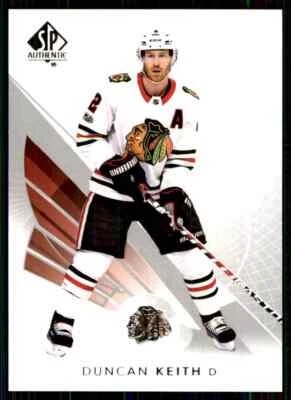2017-18 Upper Deck SP Authentic Duncan Keith #9 - Image 1 of 2