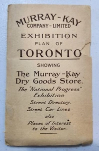 Antique 1921 Muarry-Kay Exhibition Plan Of Toranto - Picture 1 of 5