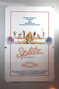 SPLITZ 1984 Adult Cheerleader Original Movie Poster-27x41" A7-10-21 - Picture 1 of 5