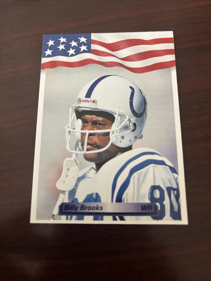 1992 All World Billy Brooks #89 Indianapolis Colts Boston College  - Image 1 of 1