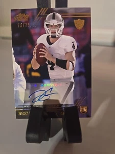 2014 Topps Prime - Rookie Variation Black Chin Strap #125 Derek Carr (RC) - Picture 1 of 4