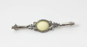 Pin de barra victoriano vintage de plata de ley de 2" - 3053 - Imagen 1 de 4