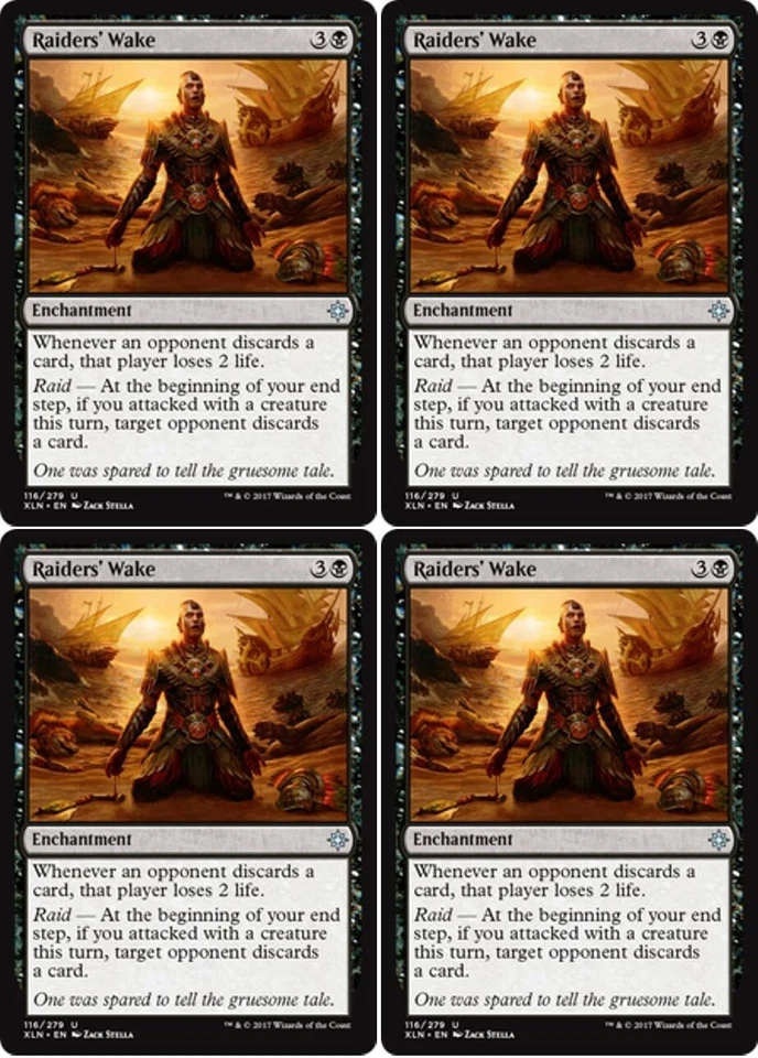MTG - 4x RAIDERS' WAKE - Ixalan (U) - Image 1 of 1