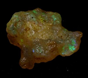 Piedra preciosa suelta de ópalo etíope natural Welo áspera AAA FUEGO 13,05 quilates con certificación EGL - Imagen 1 de 5