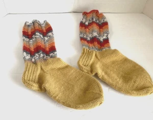 Hand Knitted Women Socks Multicolor NEW! - Picture 1 of 2