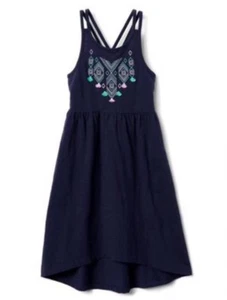 NWT Gymboree Jump into Summer Girls Aztec Embroidered Knit Dress Xs 4 - Picture 1 of 2