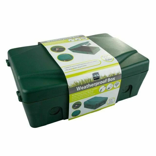 Masterplug IP54 Outdoor Weatherproof Enclosure Box -Green (WBXG)