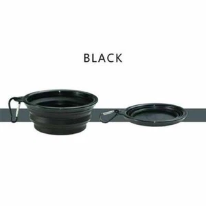 Silicone Collapsible Pet Dog Bowl Travel Feeding Feed Water Dish Feeder 2PCS - Picture 1 of 26