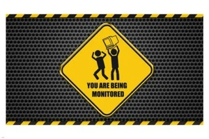 WITZIG Du wirst MONITORED Poster 20x30 clever lustig IRONIC Klassiker - Bild 1 von 1