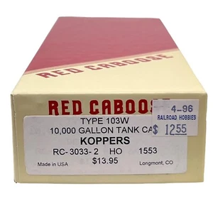 Red Caboose Kit HO RC-3033-2 Koppers 10,000 Gallon Tank Car #1553 - Picture 1 of 6