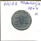 1 FRANC 1944 FRANCE Coin French Coin #AN284.G