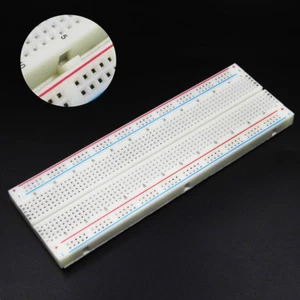 MB-102 Solderless Breadboard Protoboard 830 Tie Points 2 buses Test Circuit - Picture 1 of 20