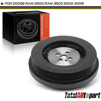 1 件全新发动机谐波平衡器适用于道奇 Ram 2500 Ram 3500 2003 - 2009 L6 5.9L — 第 1/4 张图片