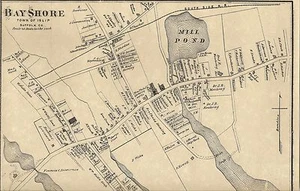 Bayshore Brentwood Hauppauge Bohemia NY 1873 Maps with Homeowners Names Shown - Picture 1 of 4
