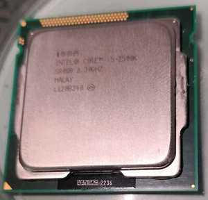 CPU Intel CoreIntel Core i5-2500K 3,3 to 3,7GHz 6Mb cache 4core (LGA1155) SR008 - Picture 1 of 1