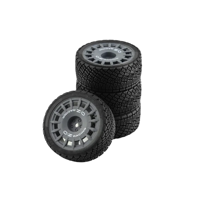 SpeedTek RC 46/67 Un-Mounted Non-Belted On Road Tires (4) (Gray) (15-Spoke) - Image 1 of 1