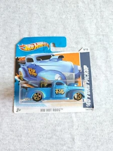 2010 Hot Wheels Short Card '40 FORD PICKUP Blue 146/240 LITTLE BEND Hot Rods - Picture 1 of 7