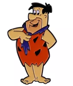 The Flintstones enamel pin - Fred Flintstone #2 - Australian Stock - Foto 1 di 1