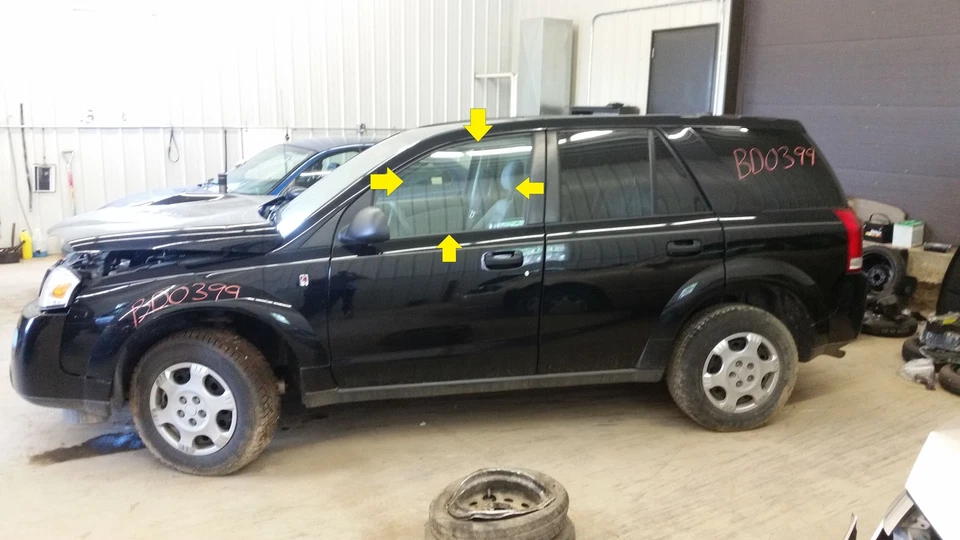 02-07 SATURN VUE DRIVER PUERTA DELANTERA IZQUIERDA VENTANA CRISTAL SOLAMENTE Foto 1 de 1