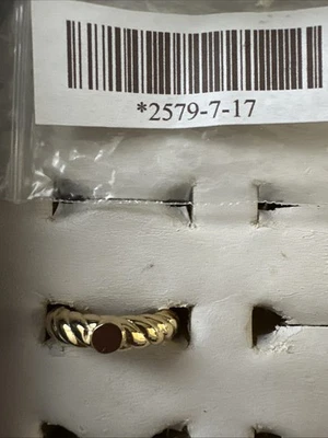 Edelstahl-Ring m. Magnet, Goldauflage Gr. 17, v. Energetix Magnetschmuck Bingen - Bild 1 von 3