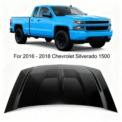Hood Panel Steel Primed for Chevrolet Silverado 1500 Foto 1 de 4