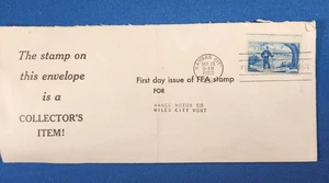 1953 FDC 3c Francobollo FFA Futuri Agricoltori d'America Blue Nance Motor Montana - Foto 1 di 3
