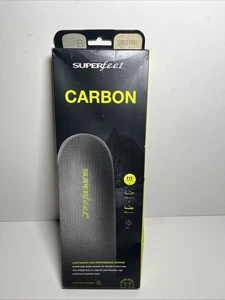 SuperFeet Carbon Einlegesohlen - Größe B Herren 2,5 - 4 Damen 4,5 - 6 - kostenloser Versand - Bild 1 von 3