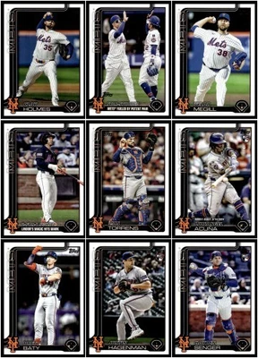 2025 Topps Update Baseball Team Set New York Mets - Image 1 of 4