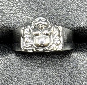Anillo Buda Feliz Plata Esterlina Nuevo Estado Talla 10.00 Caballeros - Imagen 1 de 9