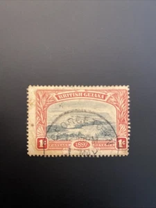 1897 British Guyana 1c gebraucht #152 - Bild 1 von 1