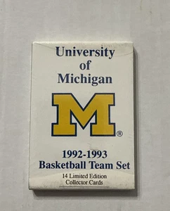 1992-93 Fab Five University of Michigan Team Set School Issue Sealed Rose Webber - Picture 1 of 2