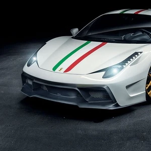 Vorsteiner 458-VX Aero Front Bumper Front Spoiler Carbon Fiber Fits Ferrari 458 - Bild 1 von 12