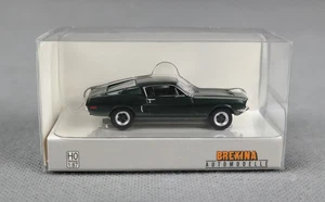 BREKINA 19600 H0,1:87 Ford Mustang Fastback dunkelgrün-met., 1968 NEU 2025! - Picture 1 of 4