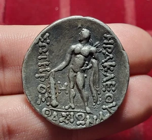 #82-96 ~ Grecque - ÎLES DE THRACE - THASOS Tétradrachme 16,51g - Foto 1 di 2