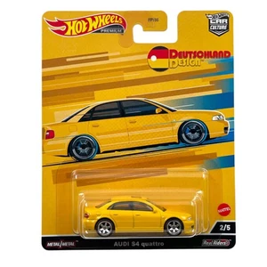 Modellino Auto Hotwheels 1/64 Audi S4 Quattro Yellow - Foto 1 di 1