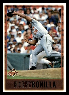 1997 Topps Bobby Bonilla #374 Baltimore Orioles - Image 1 of 2