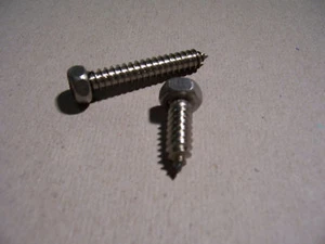 25St. Sechskantkopfblechschrauben DIN 7976, V2A rostfrei, 5,5x13 - Bild 1 von 1