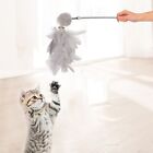 Feather Bell Funny Cat Stick Interactif Bite Resistant Cat Teaser Wand Toy Qcs