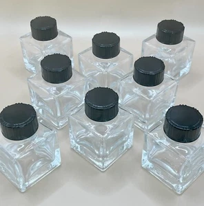 New, empty 50 ml glass square jars with lids,. Any quantity available - Picture 1 of 5