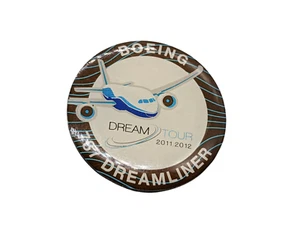 Boeing 787 Dreamliner Dream Tour 2011 2012 Aviation Airplane Metal Pin Pinback - Picture 1 of 7