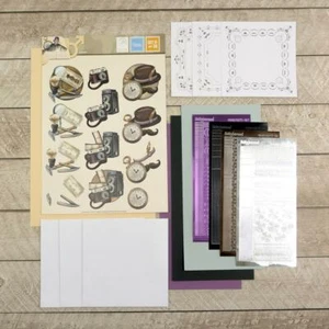 Couture Creations 3D Decoupage Set Its a Mans World Ephemera - Picture 1 of 3