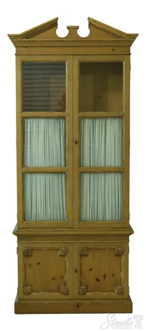 53578EC: DREXEL WALLACE NUTTING Chippendale Pine China Cabinet Cover