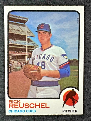 Rick Reuschel RC 1973 Topps #482 Rookie Chicago Cubs Foto 1 de 4